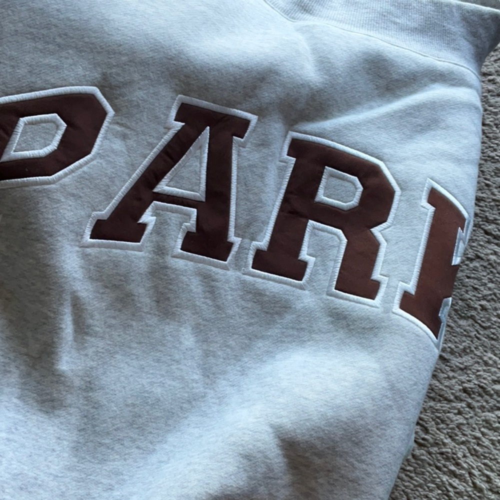 Parke Gray Sweatshirt with Brown Lettering - Picture 8 of 8